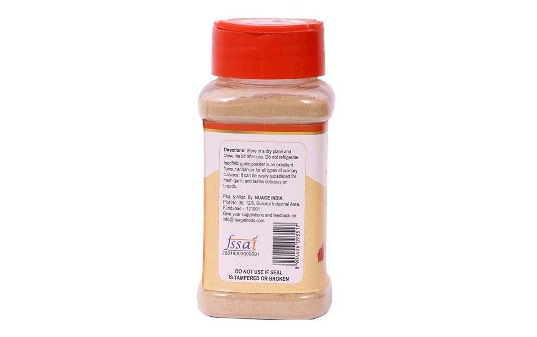 Foodfrillz Garlic Powder    Plastic Jar  70 grams